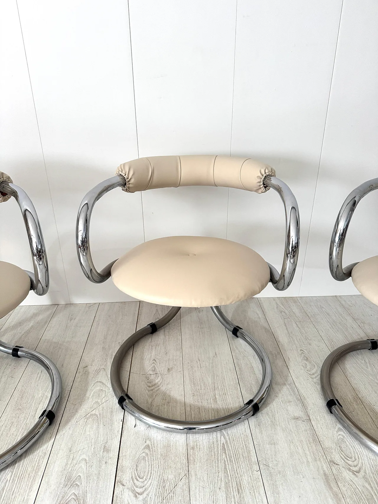 6 Chairs by Rudi Bonzanini for Tecnosalotto, 1970s 11