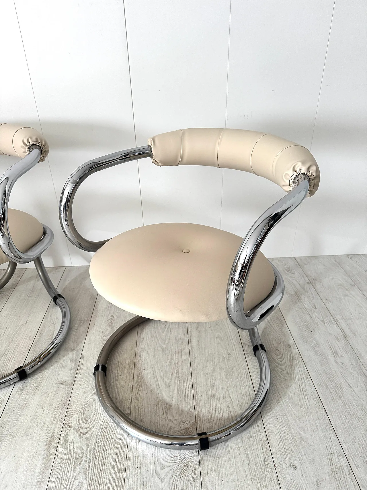 6 Chairs by Rudi Bonzanini for Tecnosalotto, 1970s 12