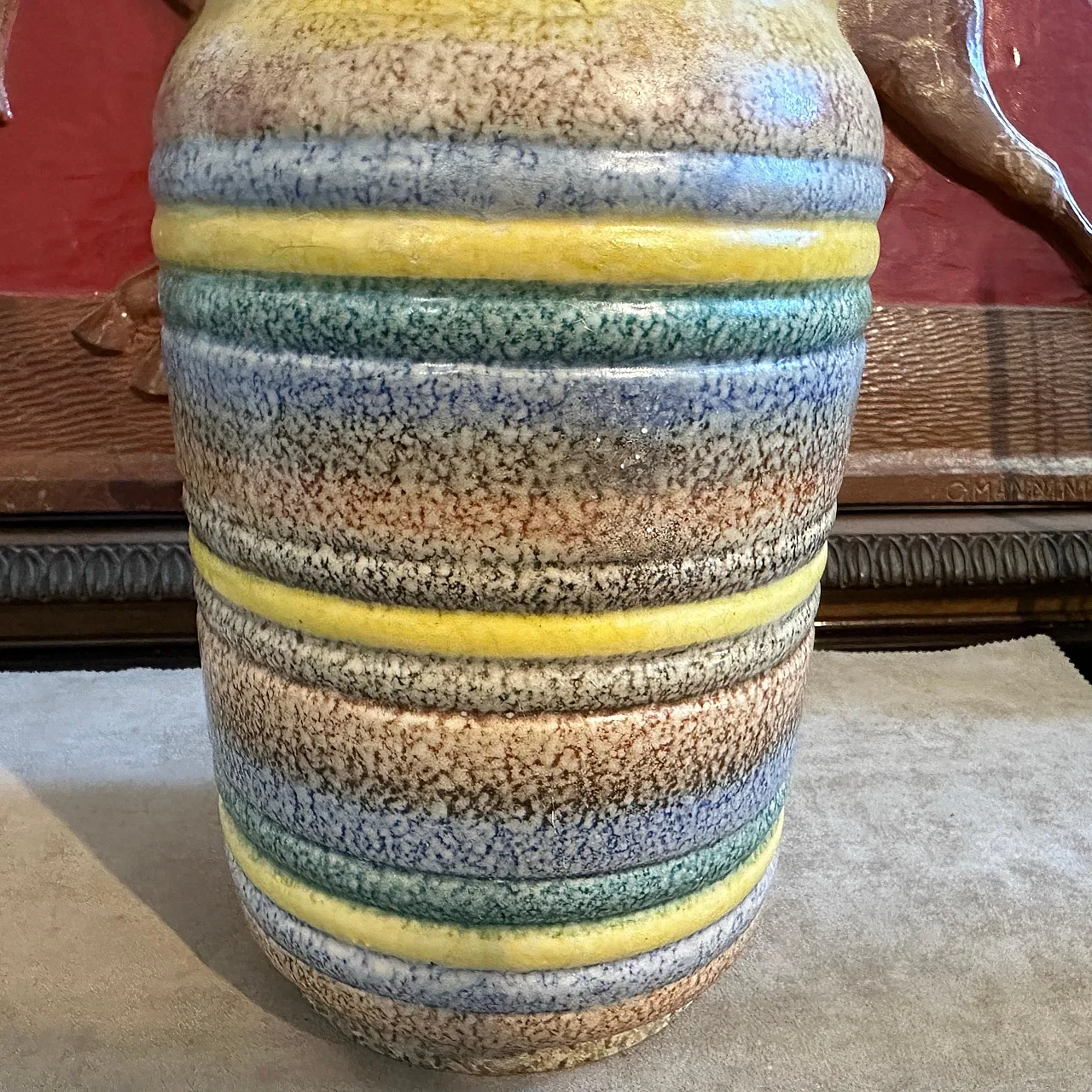 Art Deco futurist ceramic vase by Ceramiche of Albisola, 1930s 2