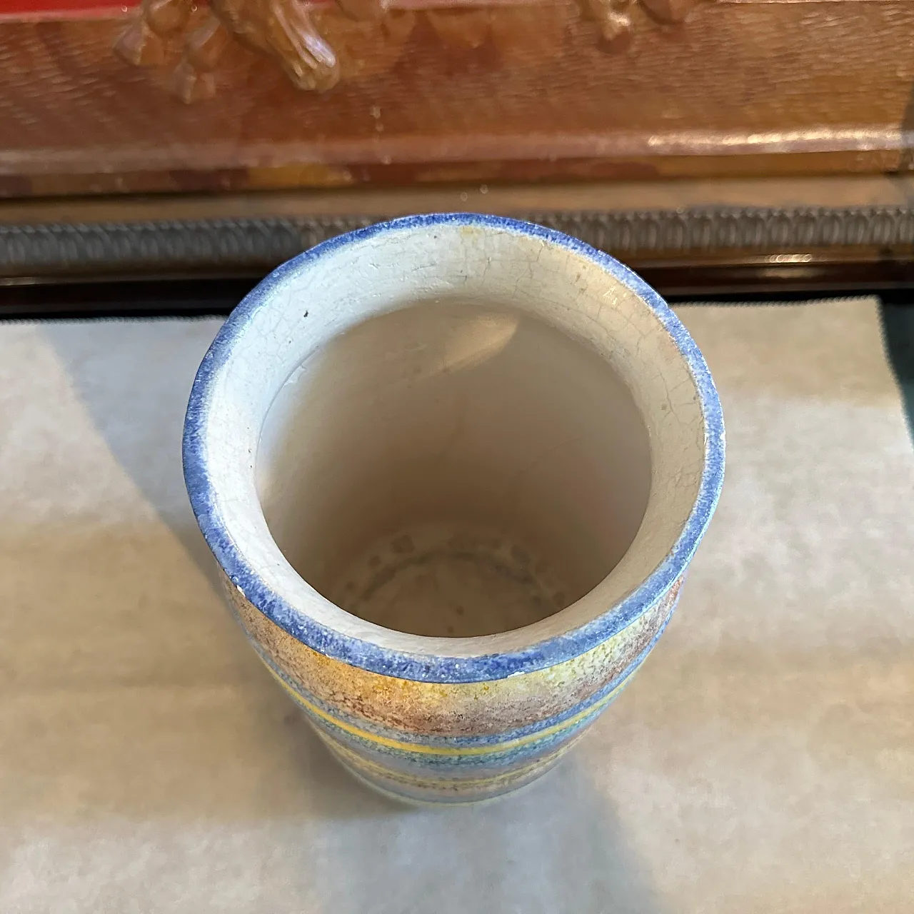 Art Deco futurist ceramic vase by Ceramiche of Albisola, 1930s 4