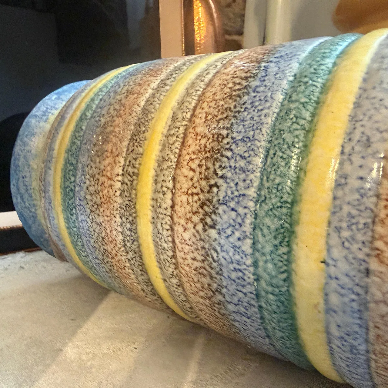 Art Deco futurist ceramic vase by Ceramiche of Albisola, 1930s 12