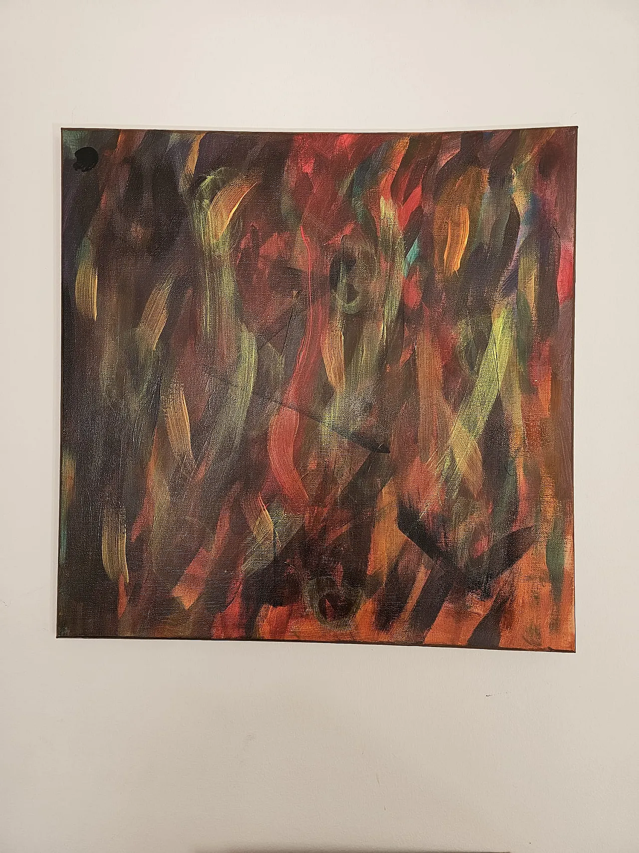 Large Abstract Painting – Embers of Resistance – T C Freiberger 6