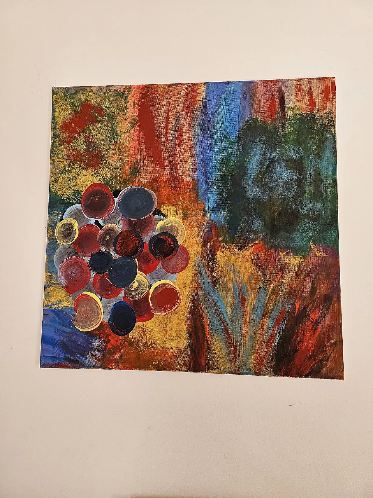 Large Abstract Painting – Fragments of Bloom – T.C. Freiberger 3