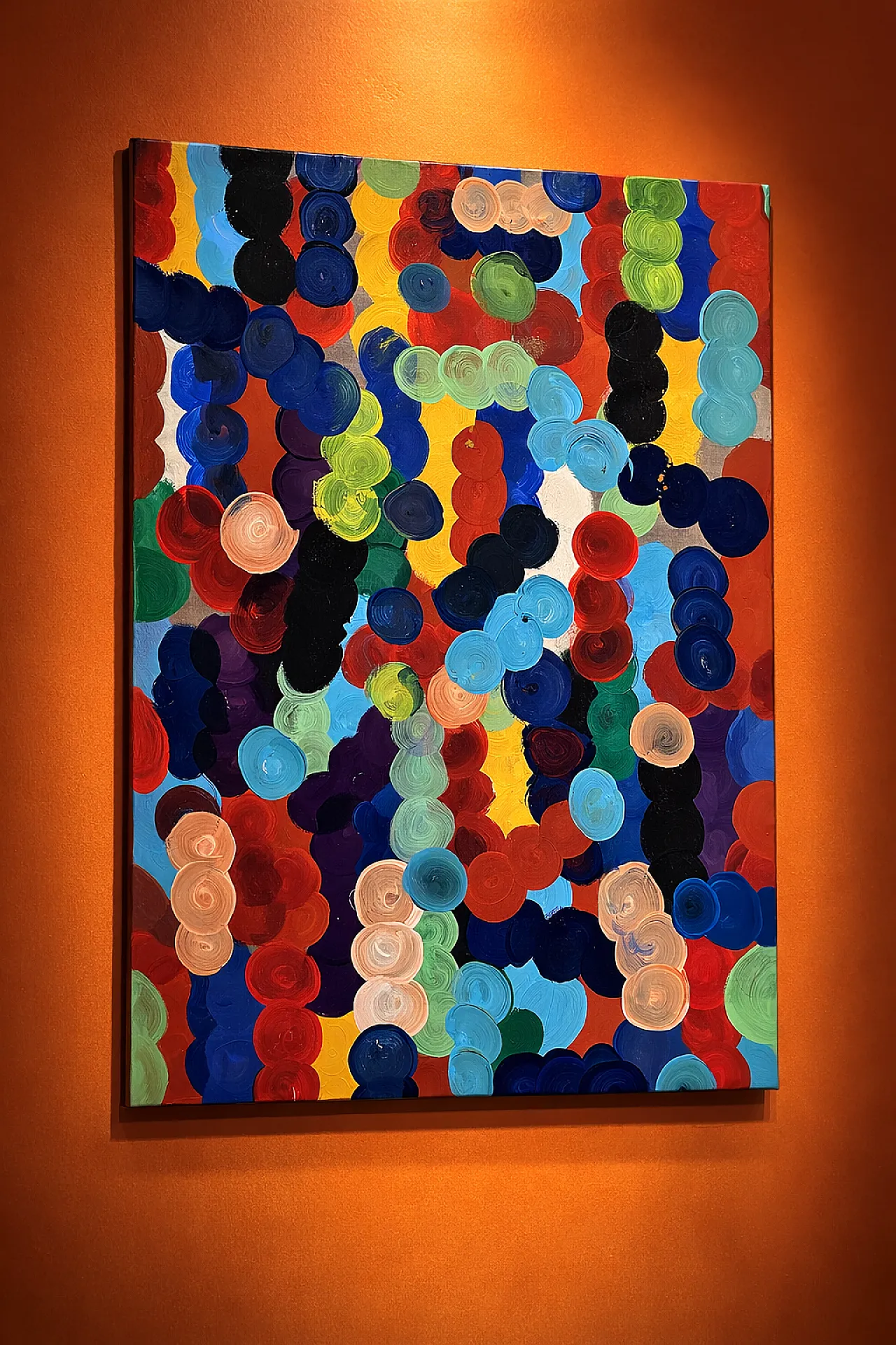 Large Abstract Painting – Constellations in Motion – T.C. Freiberger 2