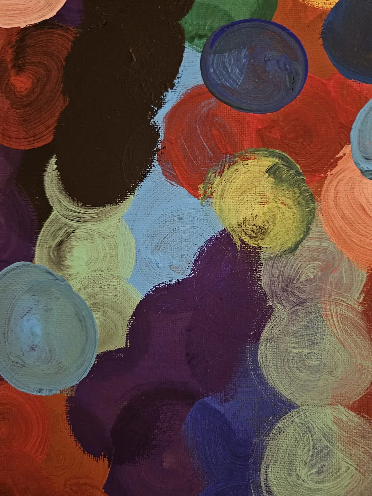 Large Abstract Painting – Constellations in Motion – T.C. Freiberger 6