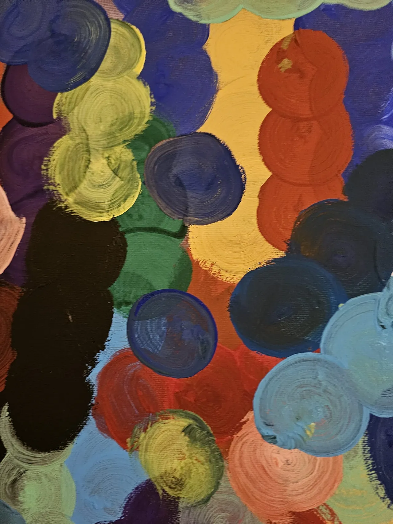 Large Abstract Painting – Constellations in Motion – T.C. Freiberger 7