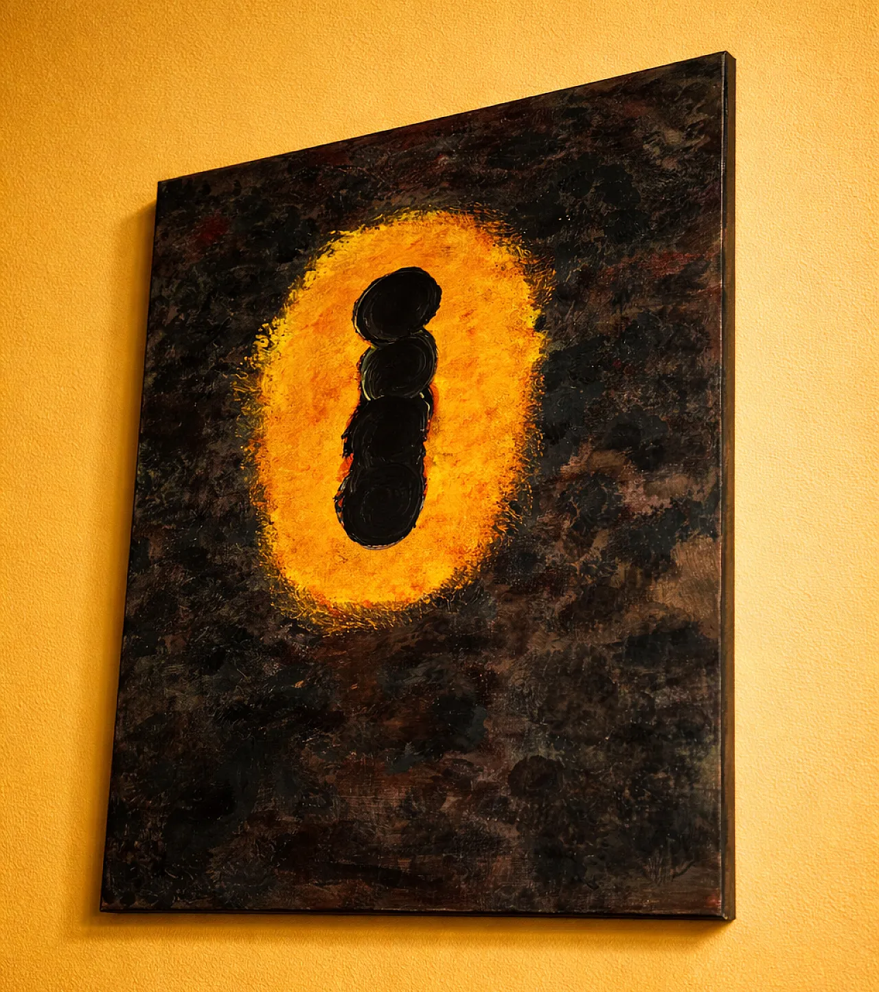 Large Abstract Painting – Portal of Presence – T.C. Freiberger – Conte 2