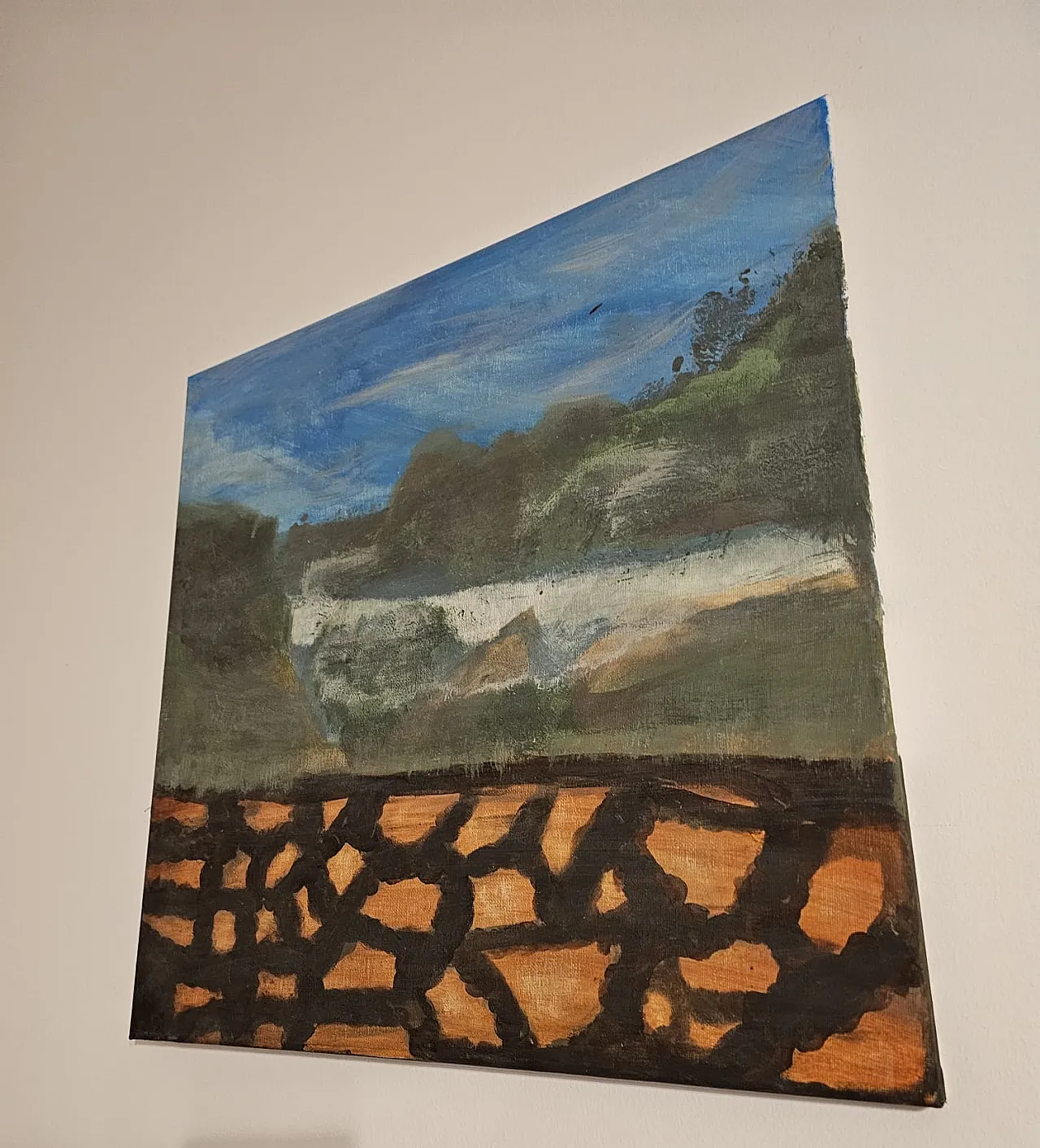 Large Abstract Painting - Paths of Passage – T.C. Freiberger 2