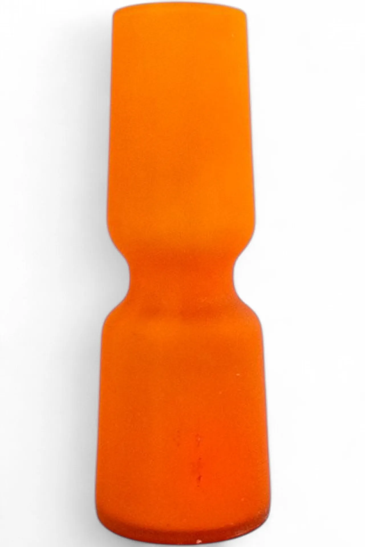 Vaso in vetro di Murano arancione di Carlo Moretti, anni '60 6