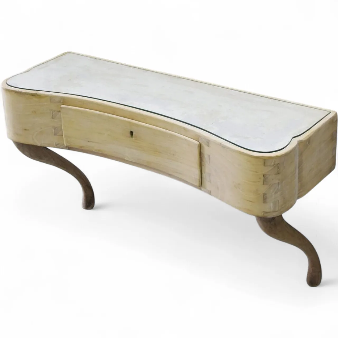 Kidney-shaped console table by Paolo Buffa, 1950s 9