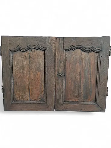 Coppia di sportelli legno, 1600