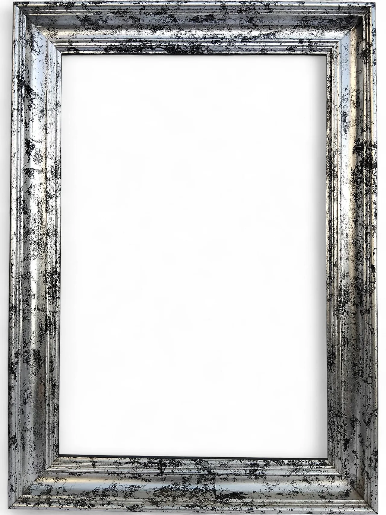 Wooden frame with silver leaf, 90s 5