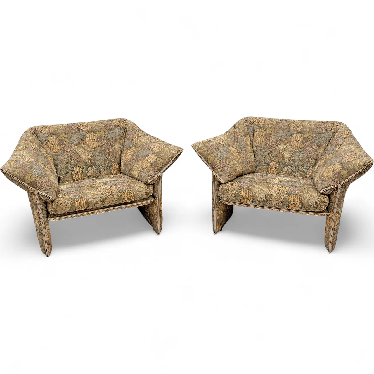 Pair of armchairs Le stelle di Mario Bellini per B&B, 70s 12