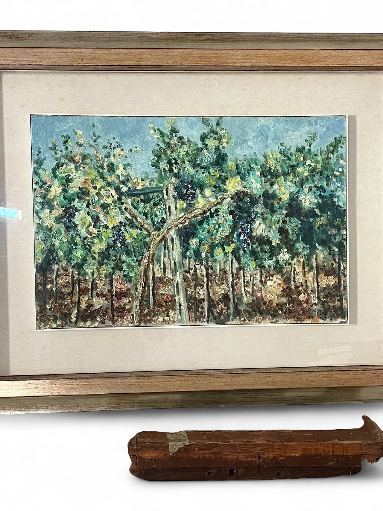 Olio su tela Viti a Tendone di Rachele Bruna De Filippis, anni '90 8