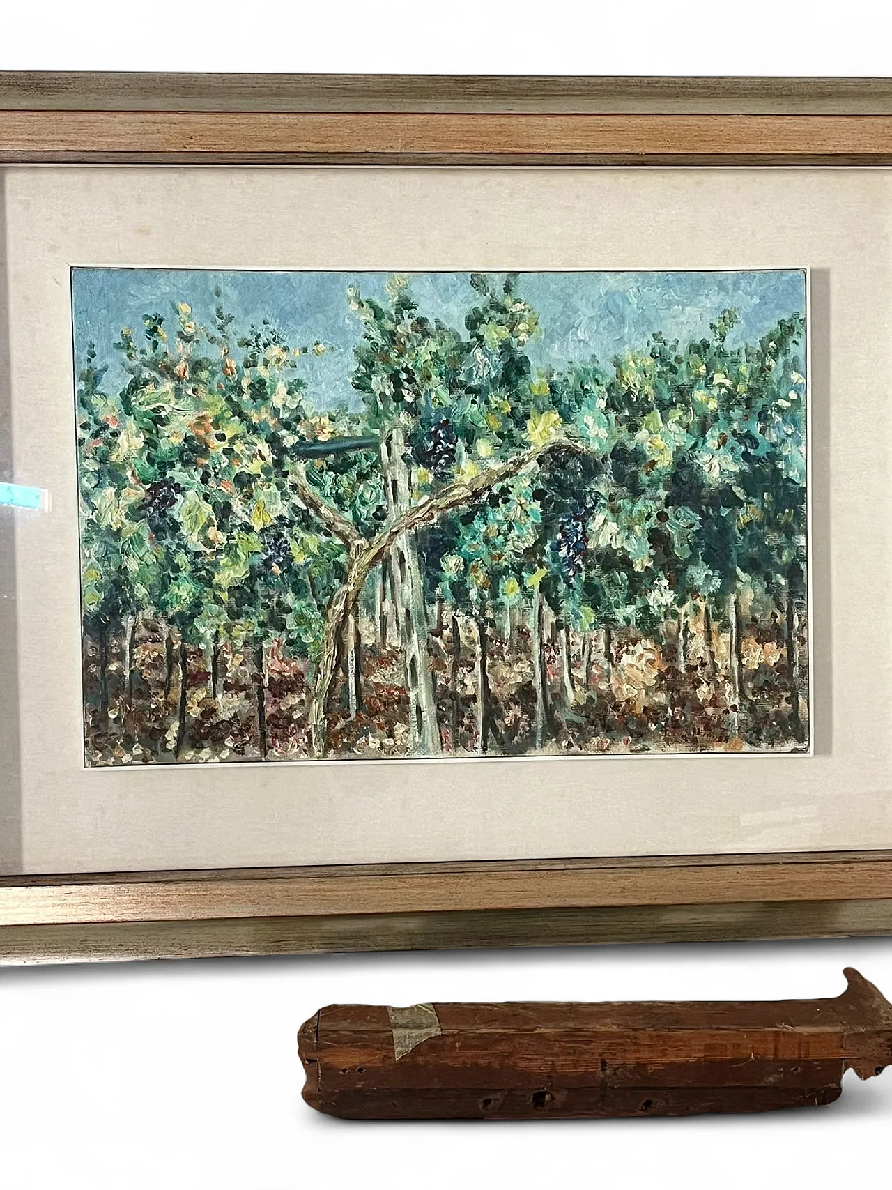 Olio su tela Viti a Tendone di Rachele Bruna De Filippis, anni '90 9