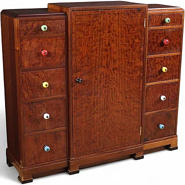 English Art Deco chest of drawers, 20th century