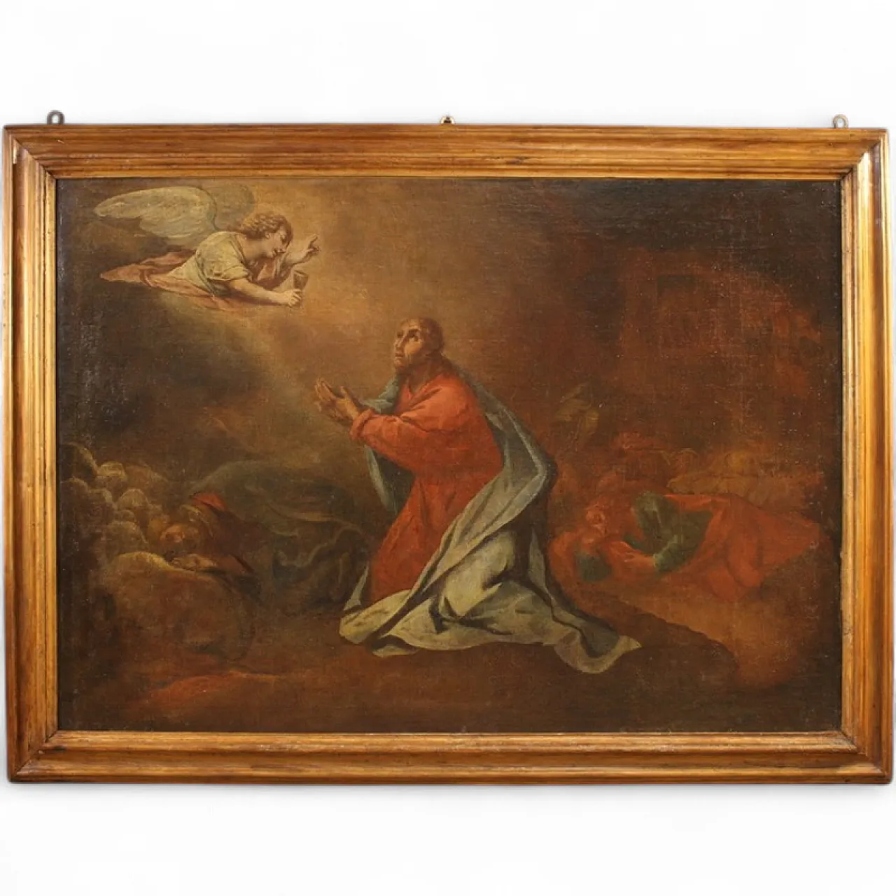 Italian painting Christ in the Garden of Olives, 17th century 15