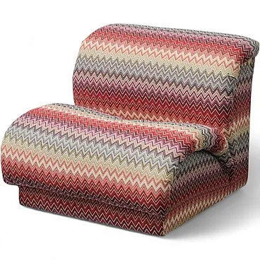 Doimo armchair with Missoni pattern, 70s