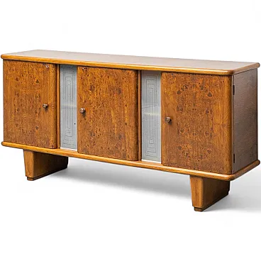 Wooden sideboard cabinet, 1940s
