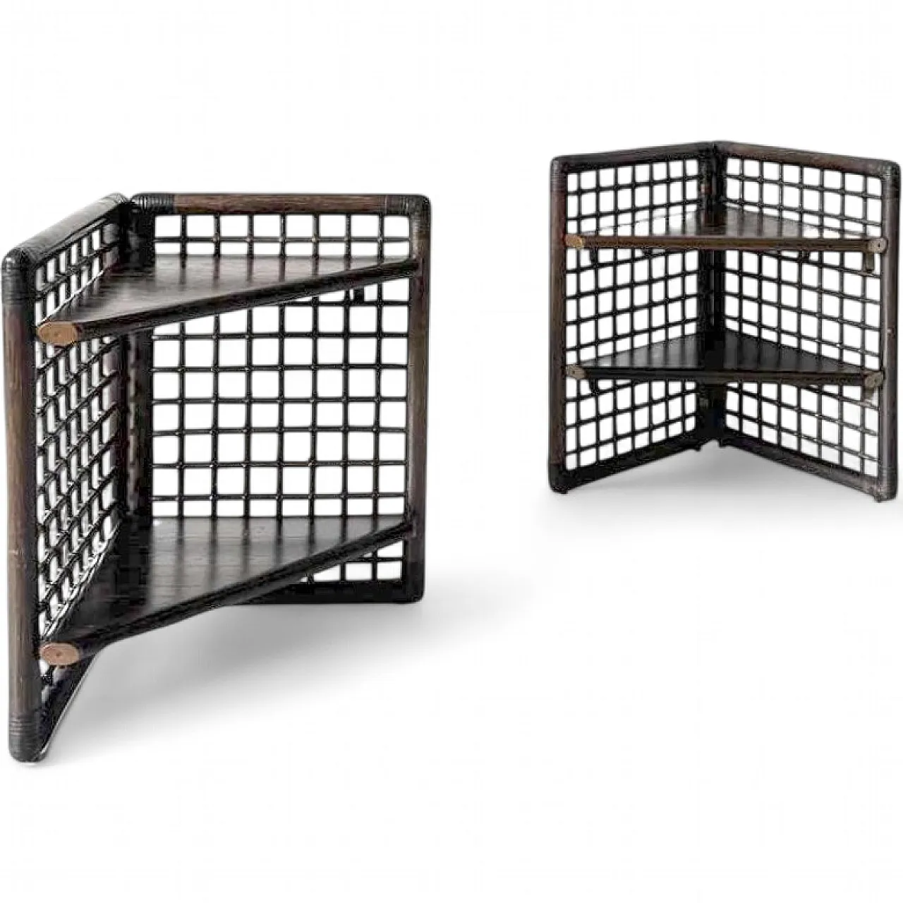 Pair of Basilian bedside tables by Afra & Tobia Scarpa for B&Bs, 1970s 17