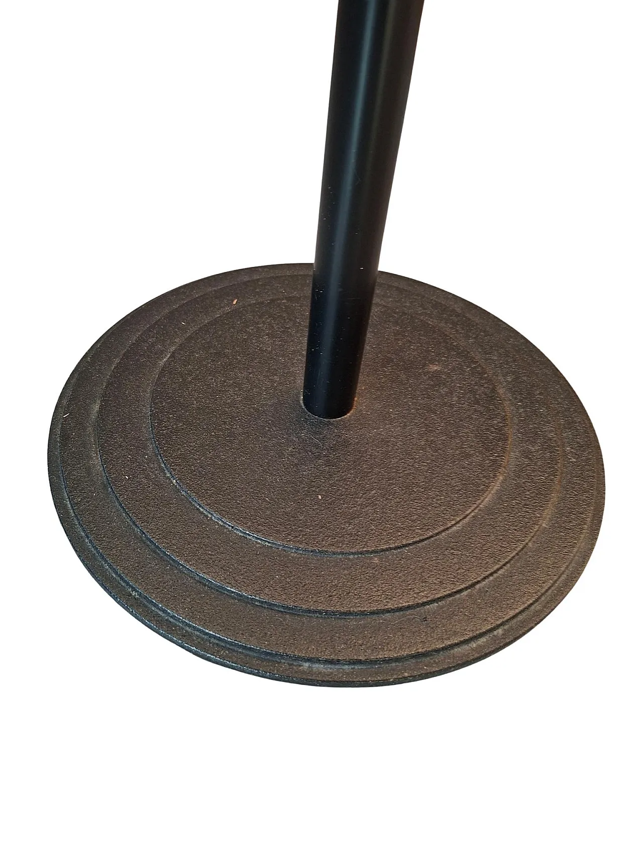 Black metal servomute with mirror and drain panes, 20th century 7