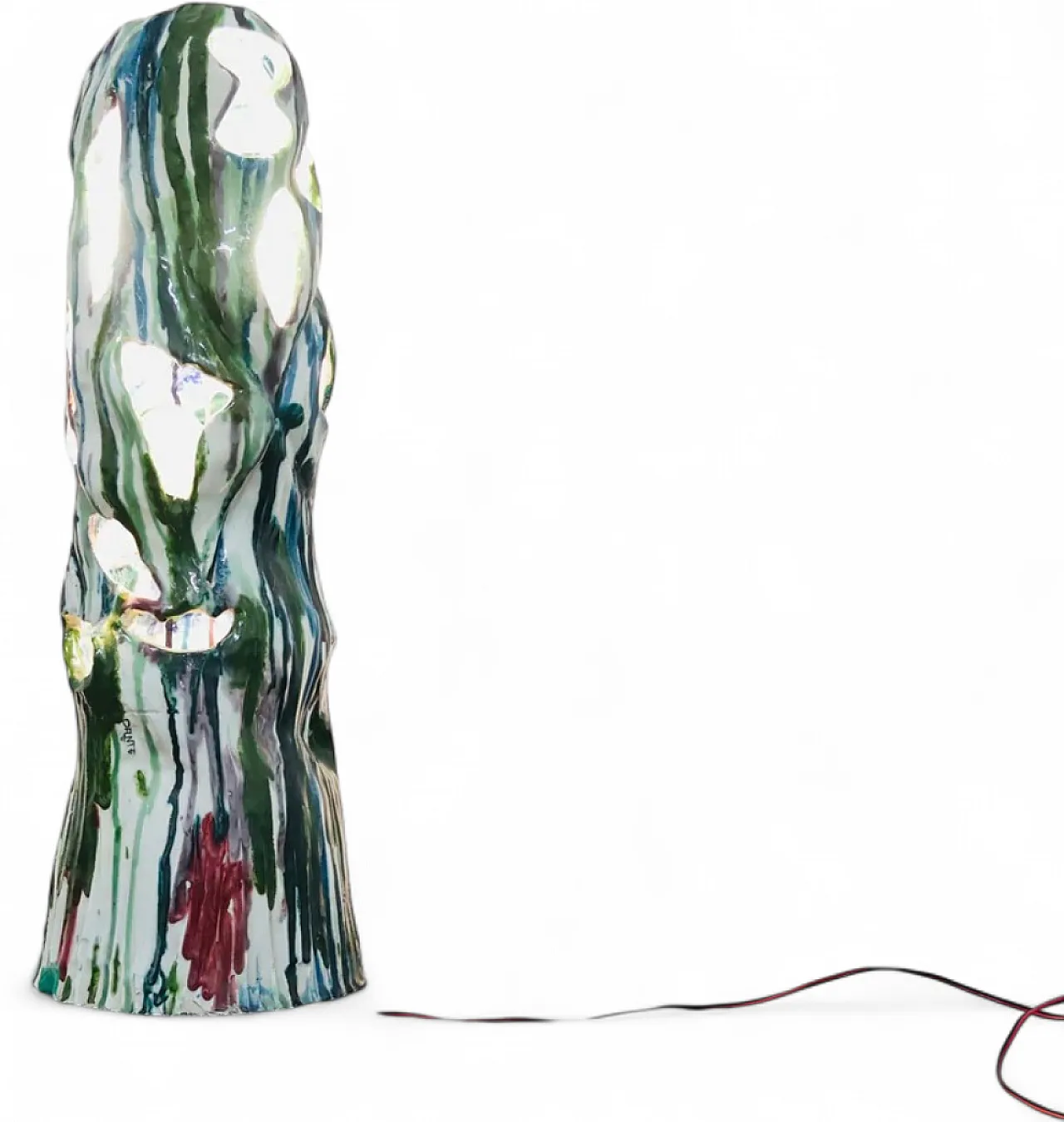 Ceramic lamp attributed to Ernesto Treccani, 1960s 11