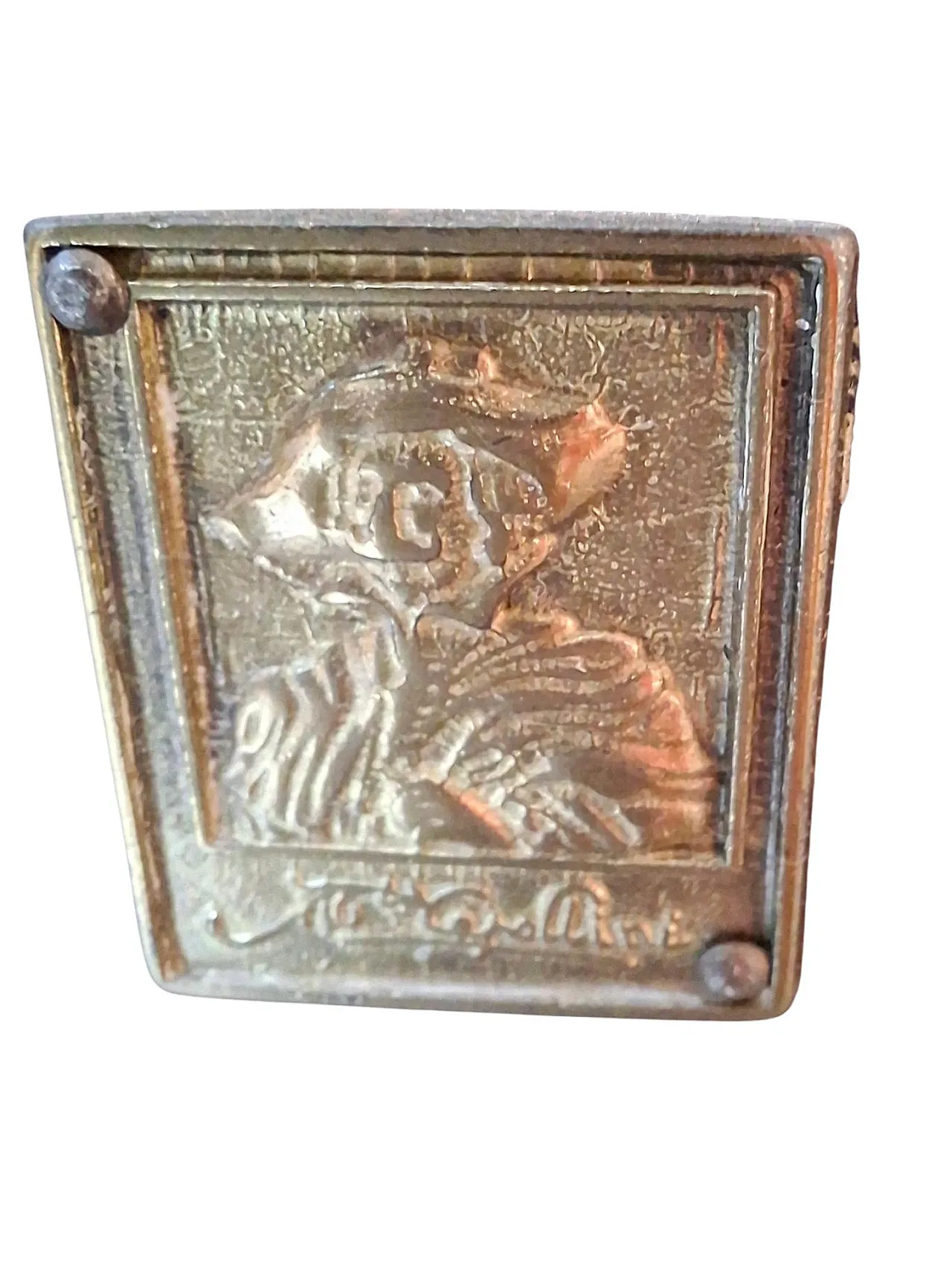 Rotating mahogany burl cabinet by Mastro Cappellini, 1970s 9