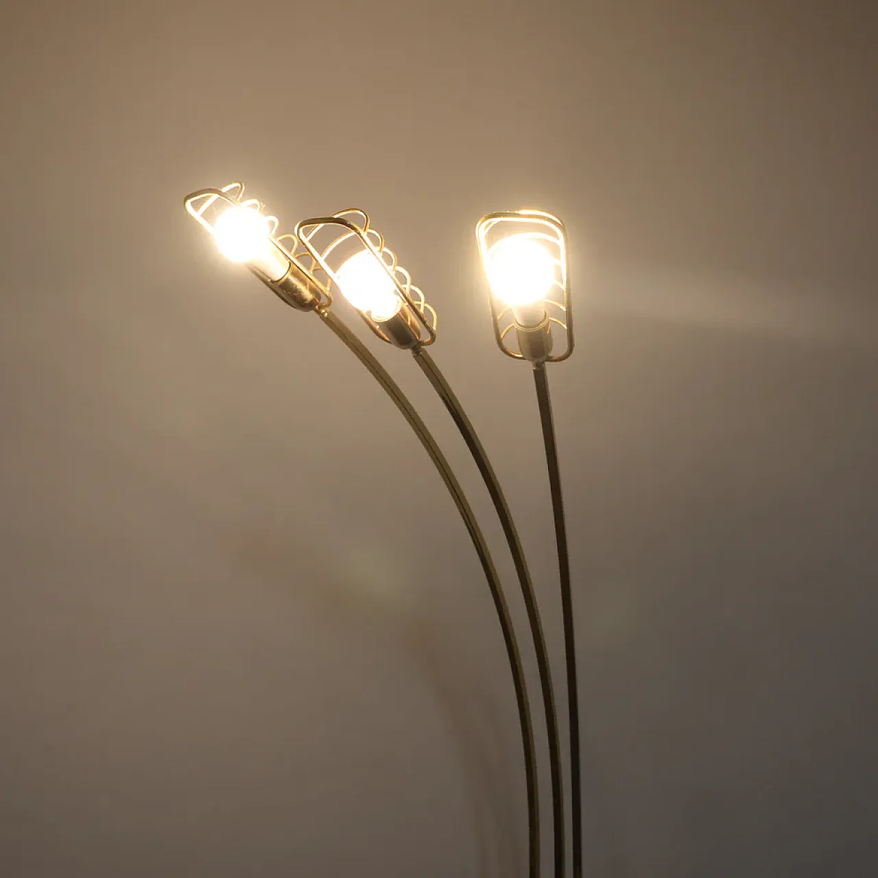 Hollywood Regency floor lamp attributed to Romeo Rega, 1970s 2