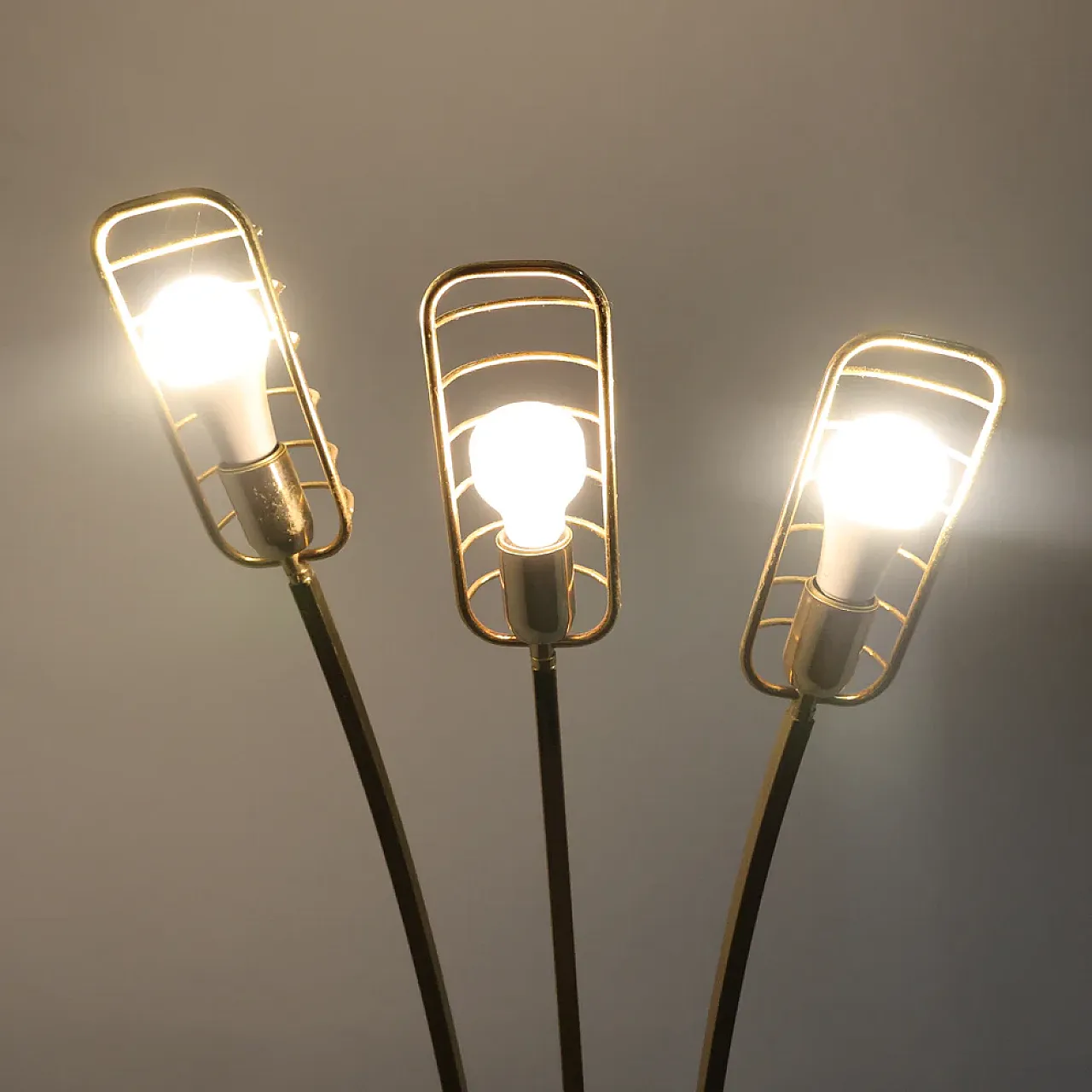 Hollywood Regency floor lamp attributed to Romeo Rega, 1970s 5