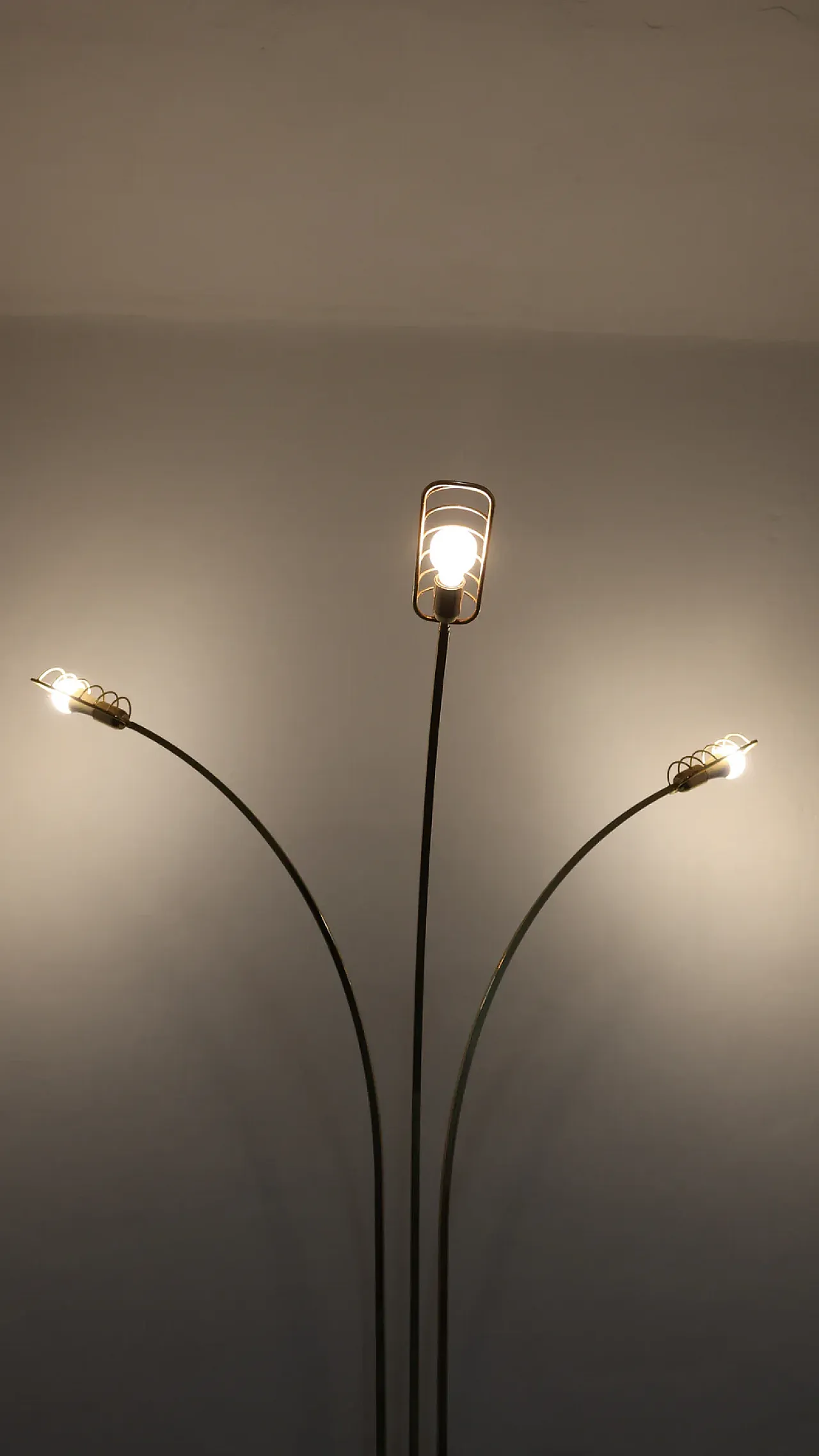 Hollywood Regency floor lamp attributed to Romeo Rega, 1970s 11