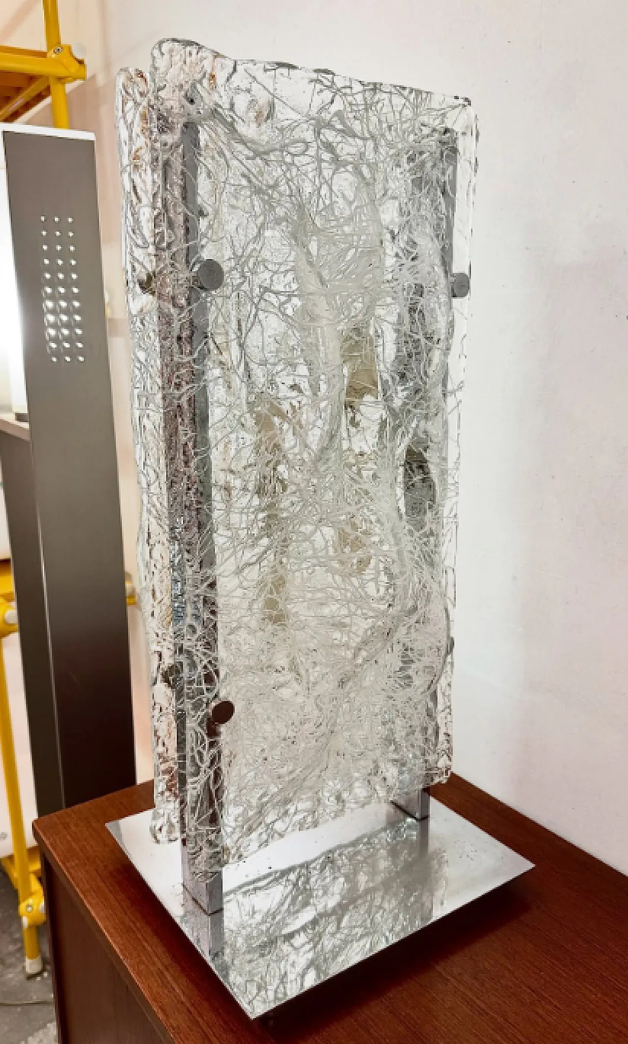 Sculptural glass lamp by Toni Zuccheri for Mazzega, 1970s 3