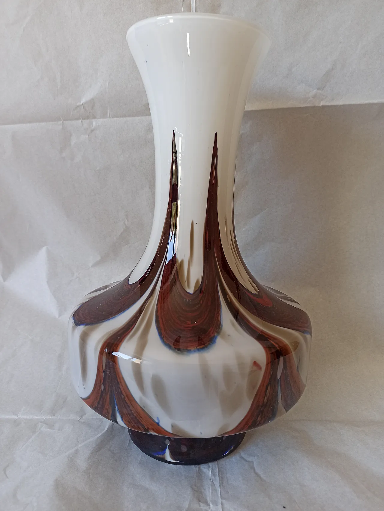 Vaso in vetro di Murano, anni '70 2