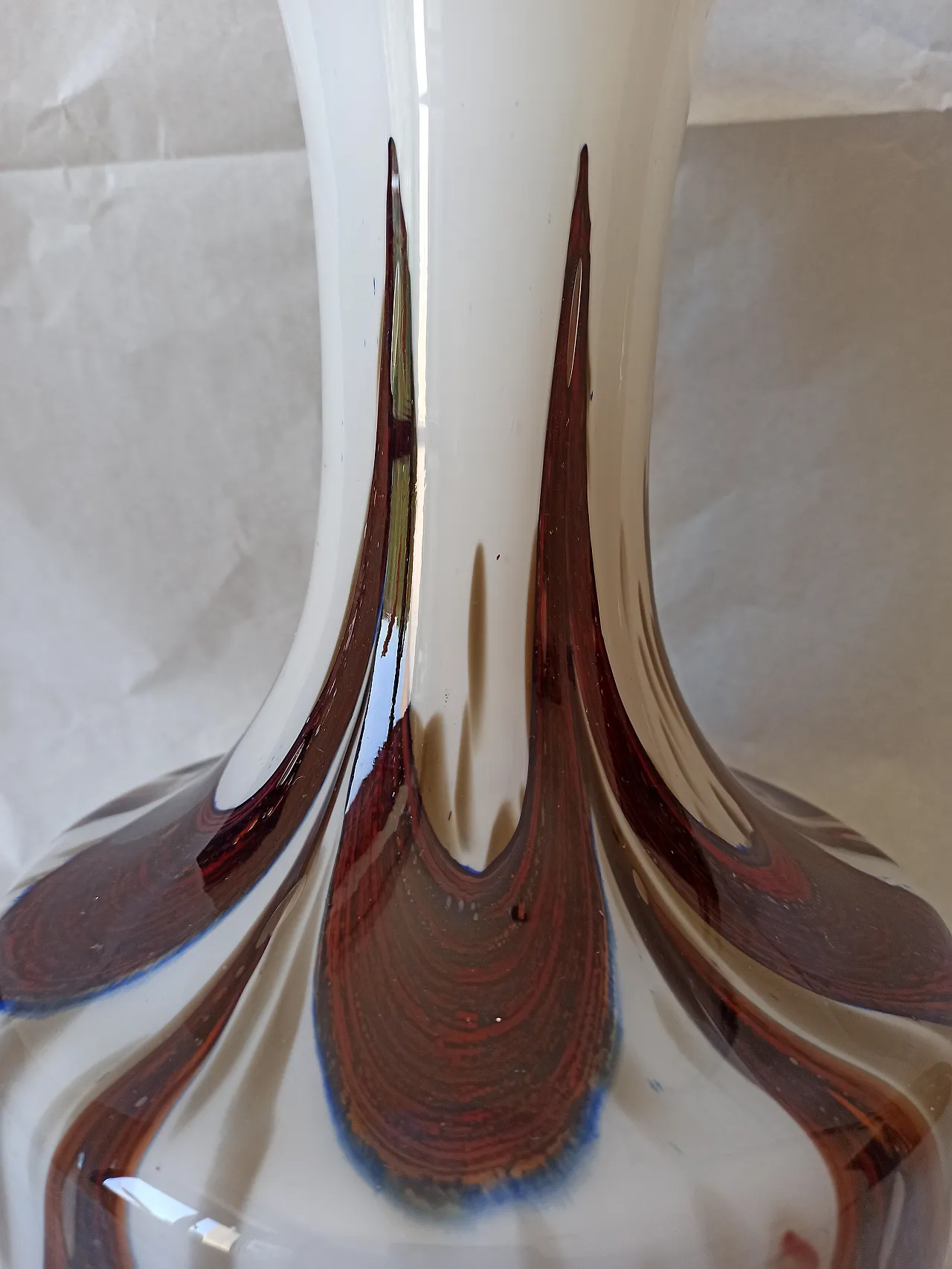 Vaso in vetro di Murano, anni '70 4