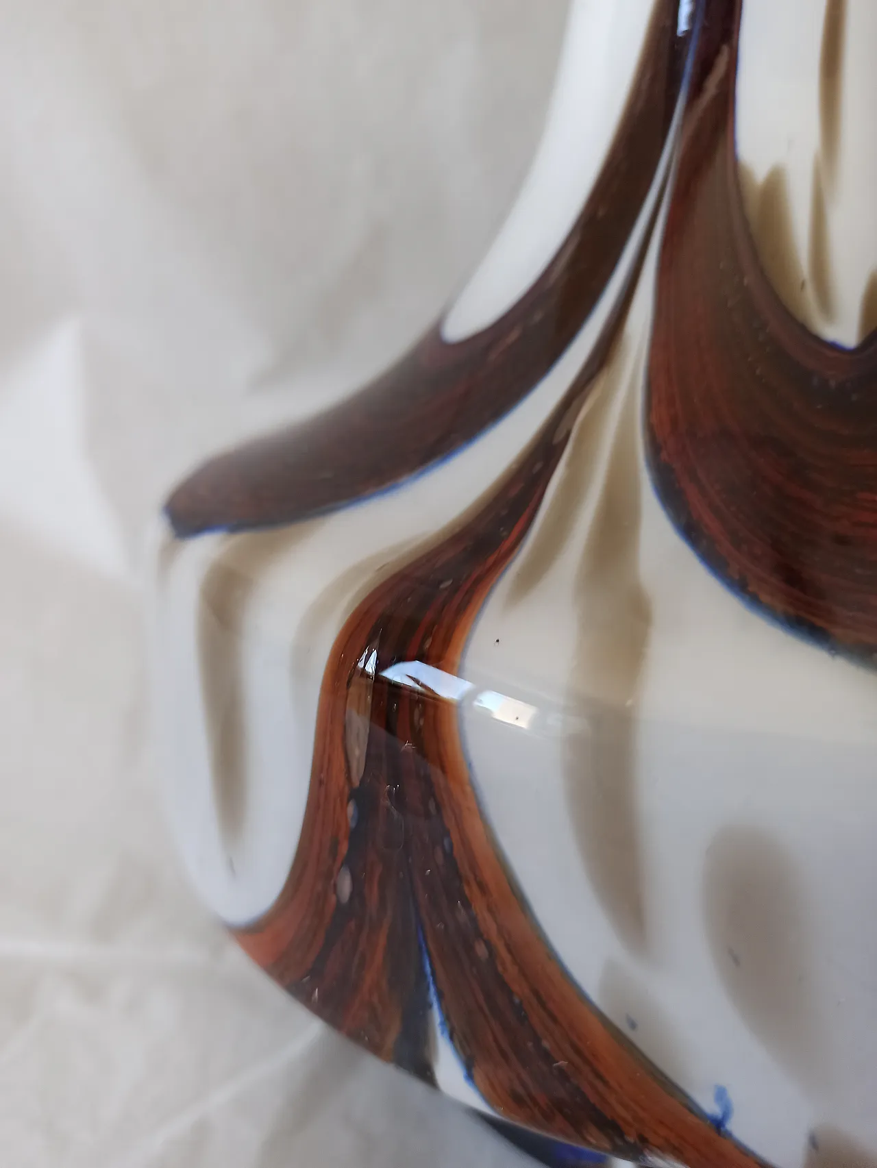 Vaso in vetro di Murano, anni '70 6