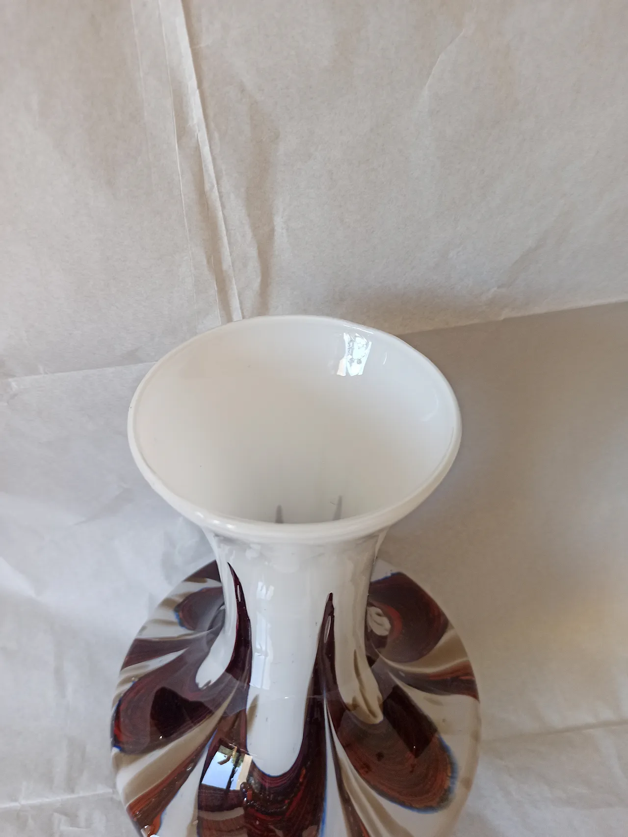 Vaso in vetro di Murano, anni '70 8