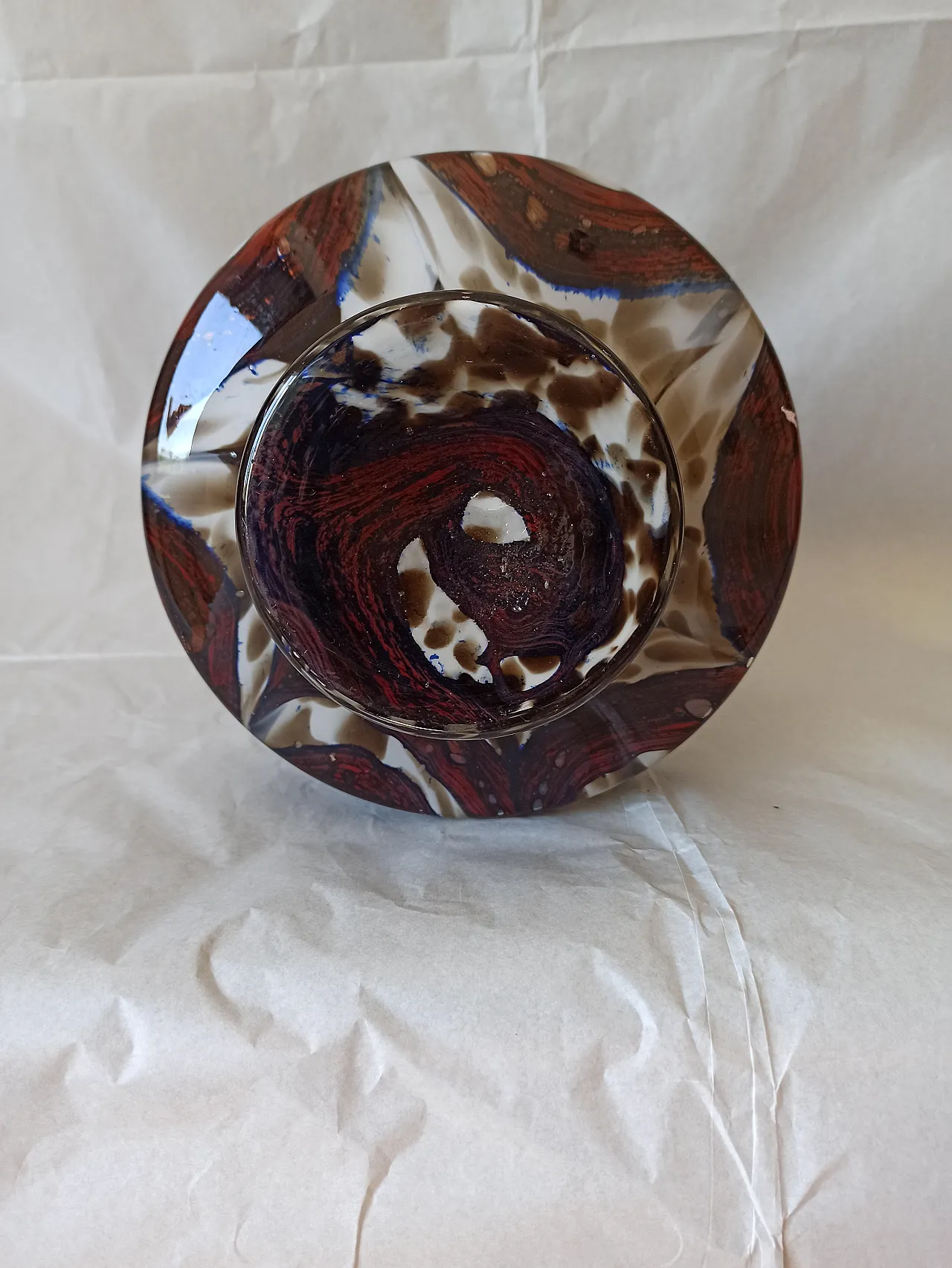 Vaso in vetro di Murano, anni '70 11