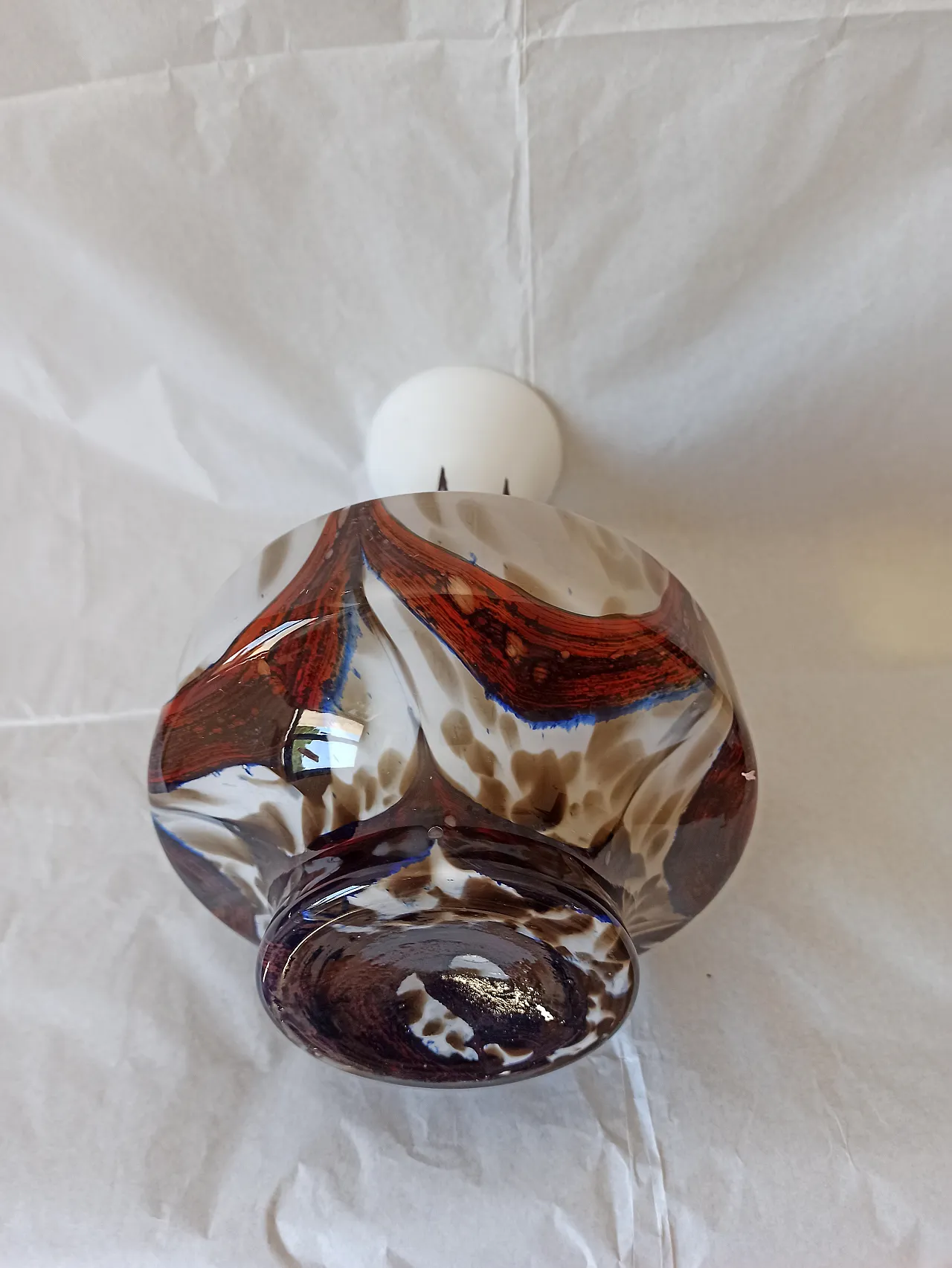 Vaso in vetro di Murano, anni '70 12