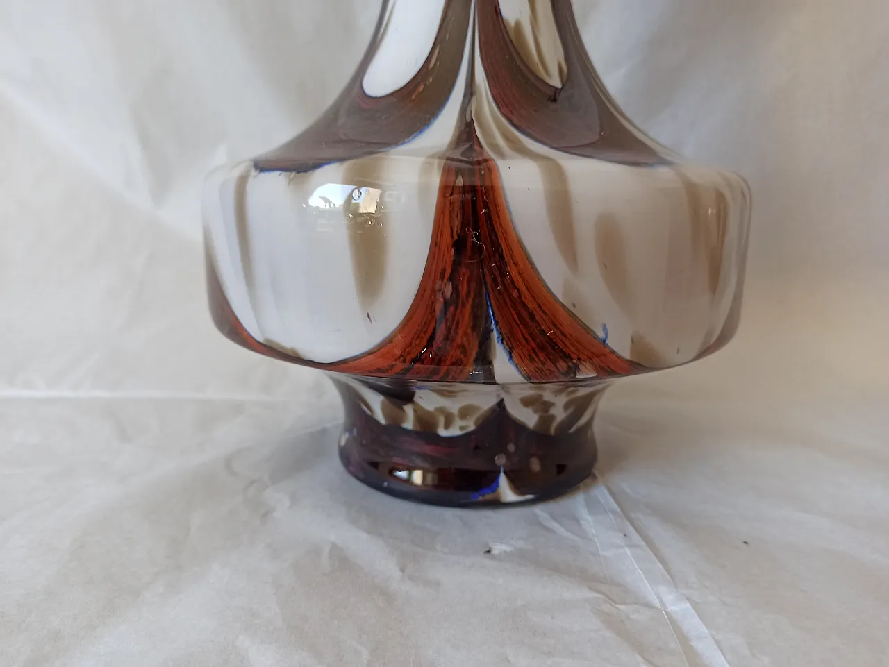 Vaso in vetro di Murano, anni '70 13