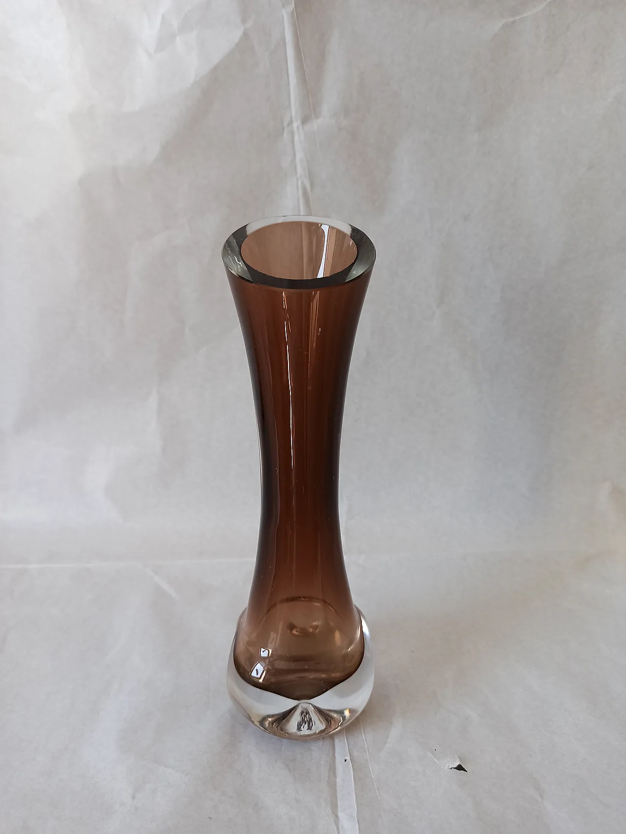 Vaso in vetro di Murano, anni '70 2