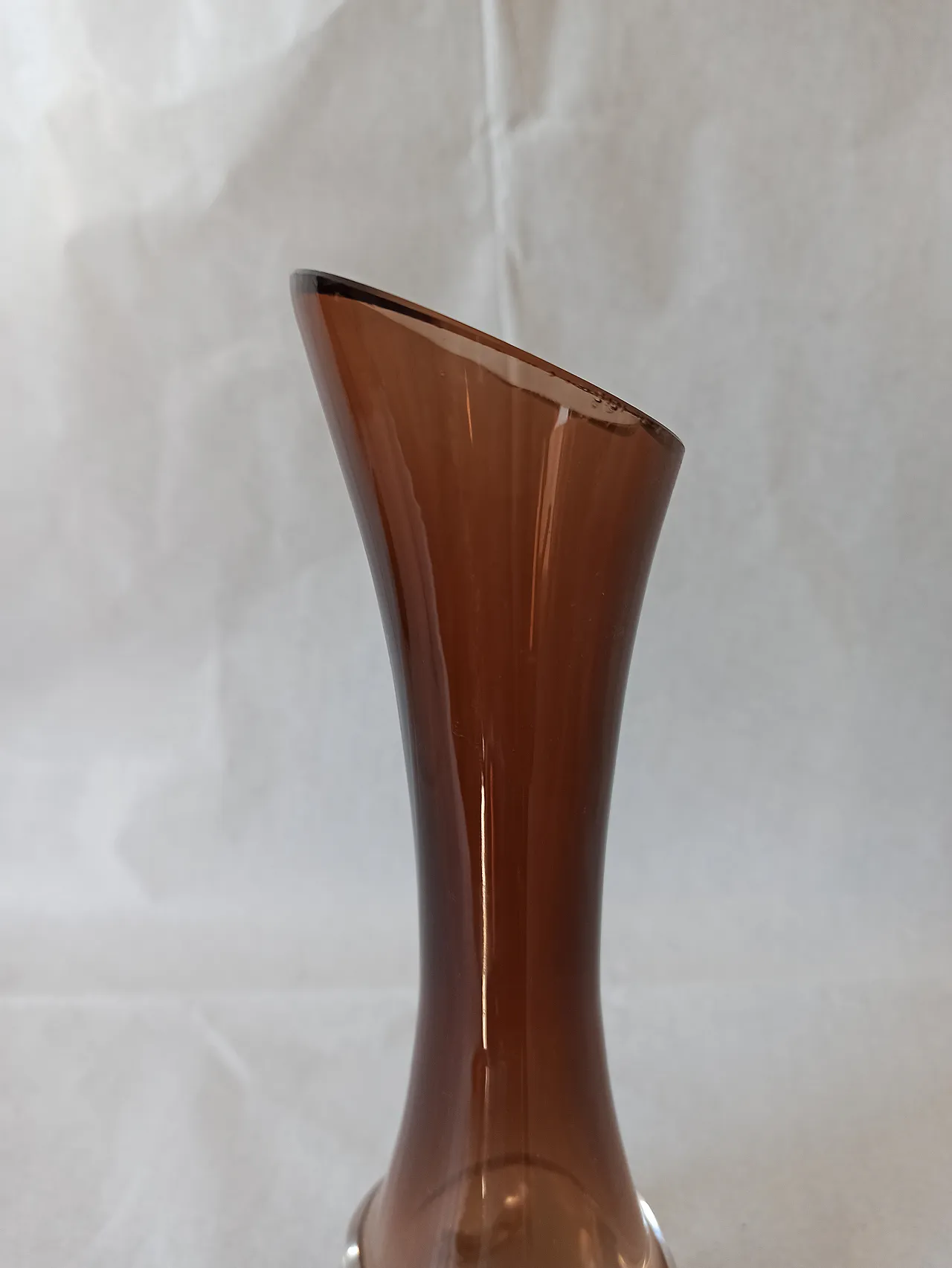 Vaso in vetro di Murano, anni '70 3