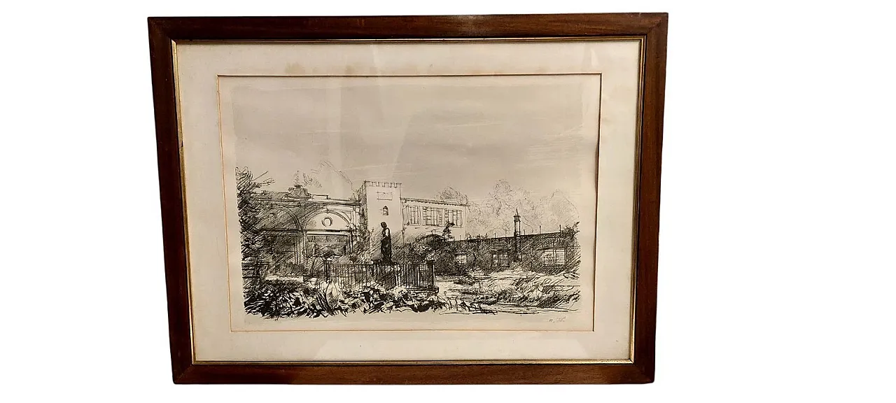 I giardini di Firenze di Luciano Guarnieri, 6 litografie, '900 5