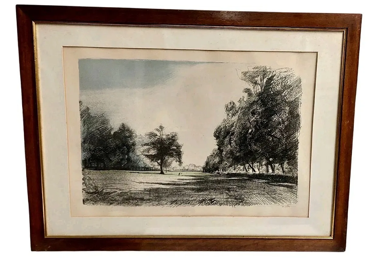 I giardini di Firenze di Luciano Guarnieri, 6 litografie, '900 7