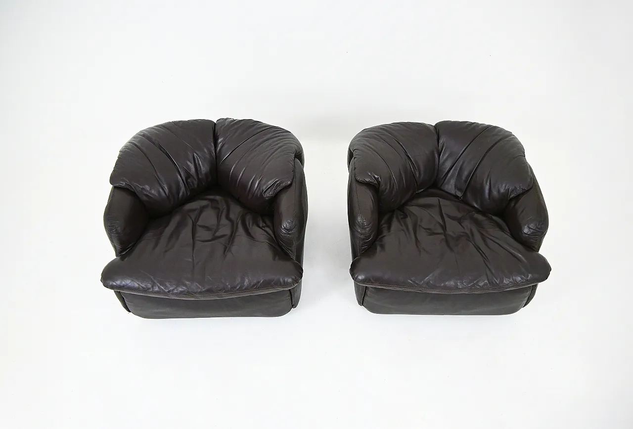 Sedie Confidential di Alberto Rosselli per Saporiti Italia, anni '70 7