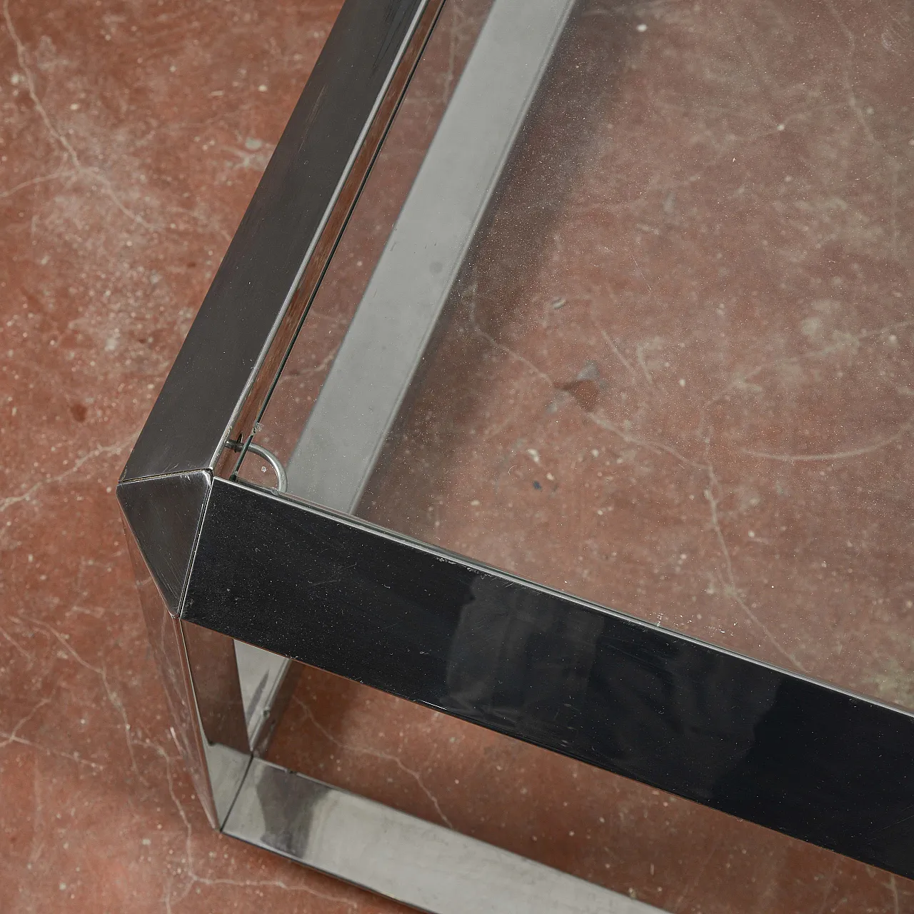 Tavolo da salotto di Alberto Rosselli per Saporiti, anni '70 5