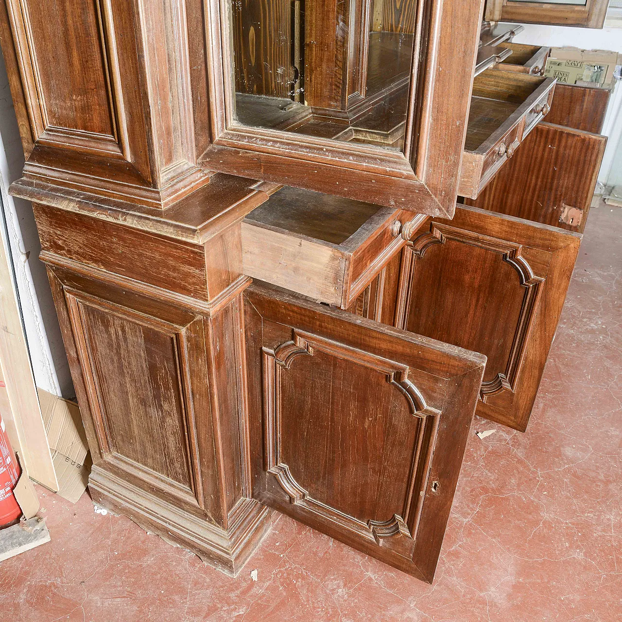 Two wooden sideboard, 20th century 6