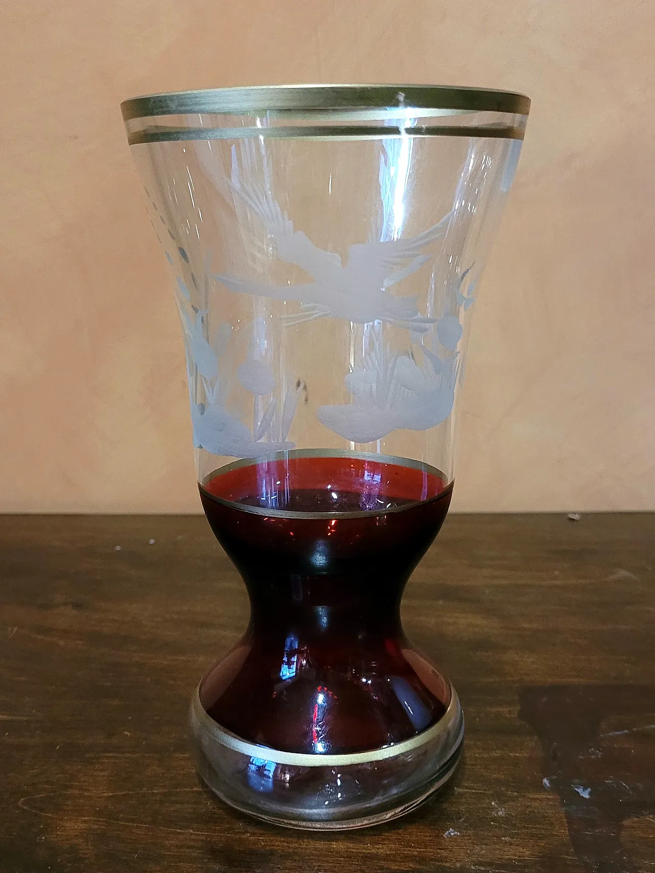 Vaso in cristallo, Boemia, prima metà '900 2
