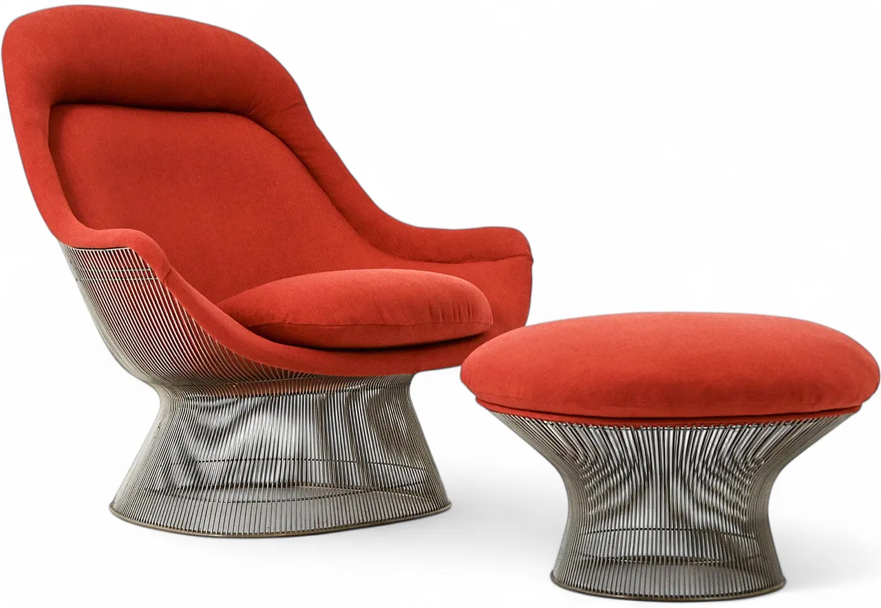 Lounge chair & Ottoman by Warren Platner for Knoll International, 1960 13