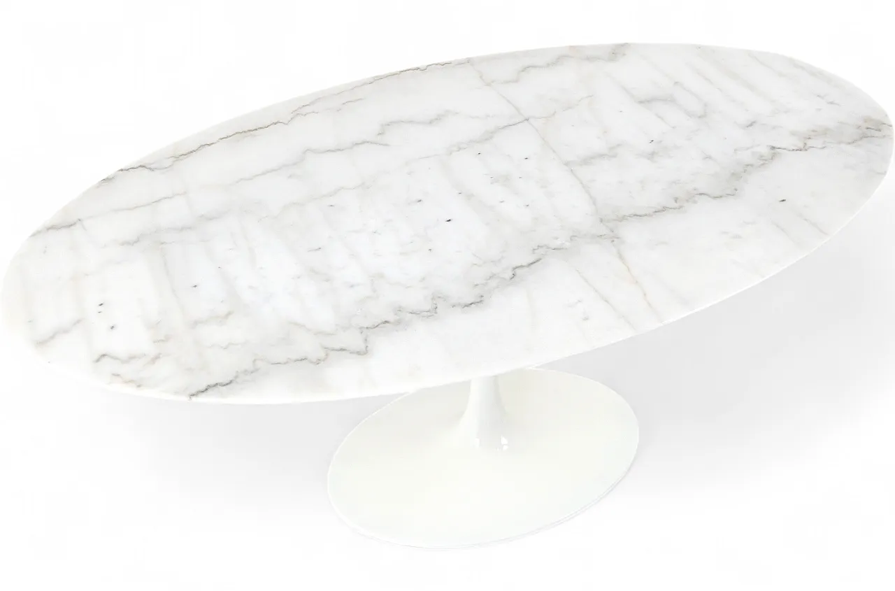 Oval Dining table by Eero Saarinen for Knoll international, 1960s 10