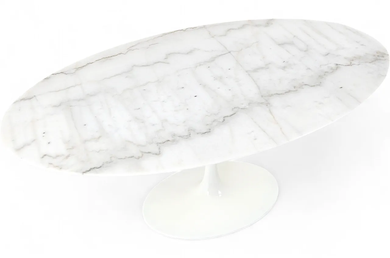 Oval Dining table by Eero Saarinen for Knoll international, 1960s 11