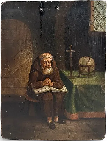 Friar in Meditation, Flemish master, 19th century